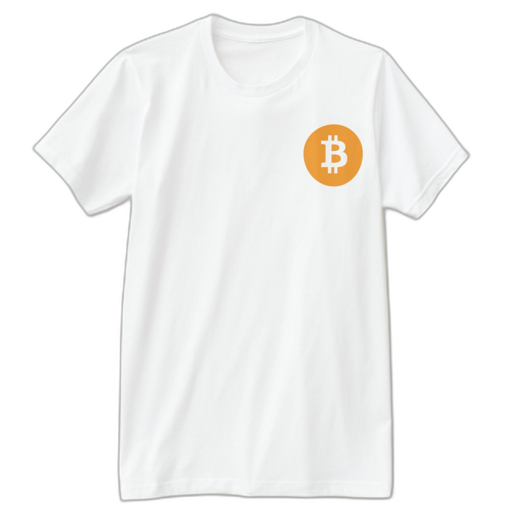 Bitcoin Front Pocket T-Shirt