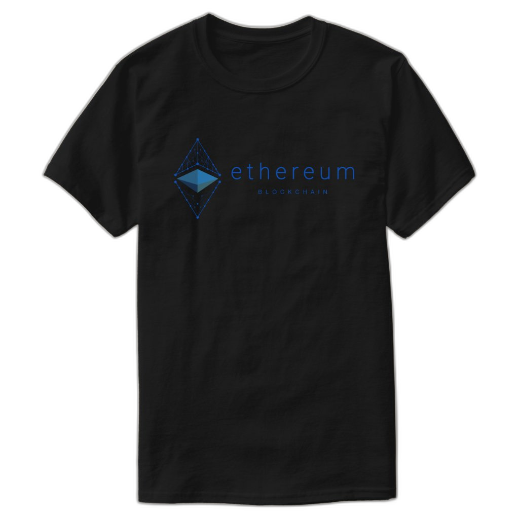 Ethereum Blockchain Blue T-Shirt