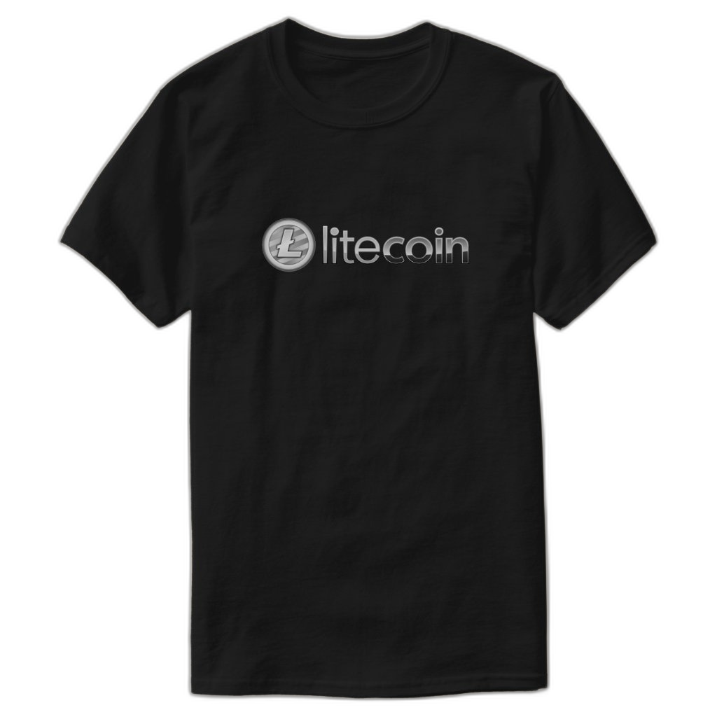 Litecoin (LTC) Cryptocurrency Blockchain T-Shirt